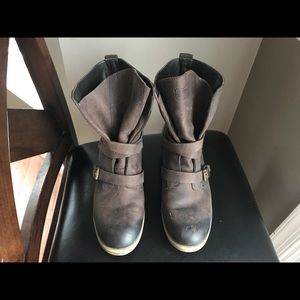 Distressed Ralph Lauren Boots